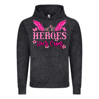 Vintage Black Not all heroes wear capes Cancer Awareness Vintage Hoodie - HowdyJamesFarm