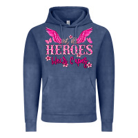 Vintage Denim Not all heroes wear capes Cancer Awareness Vintage Hoodie - HowdyJamesFarm