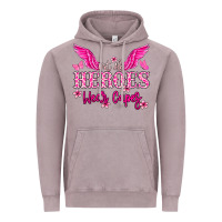 Vintage Zinc Not all heroes wear capes Cancer Awareness Vintage Hoodie - HowdyJamesFarm