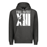 Charcoal Heather final fantasy xiii lightning white Premium Hoodie - lanVoArt