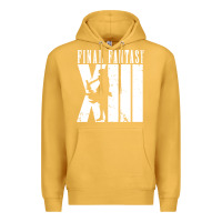 Mustard final fantasy xiii lightning white Premium Hoodie - lanVoArt
