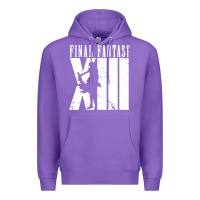Purple final fantasy xiii lightning white Premium Hoodie - lanVoArt