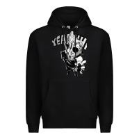 Black present mic screaming Premium Hoodie - lanVoArt