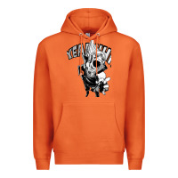 Carrot present mic screaming Premium Hoodie - lanVoArt