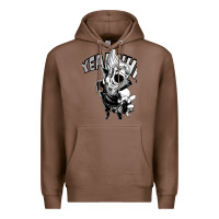 Chestnut present mic screaming Premium Hoodie - lanVoArt