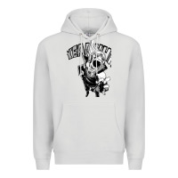 Dove Grey present mic screaming Premium Hoodie - lanVoArt