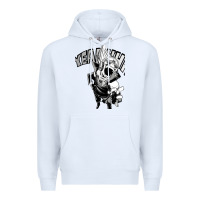 White present mic screaming Premium Hoodie - lanVoArt