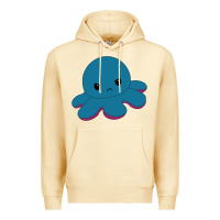 Pina Colada angry blue moody reversible octopus Premium Hoodie - lanVoArt