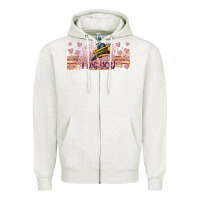 Oatmeal Heather I Dig You Valentine 16oz Zipper Hoodie - CowhideDigitalArt