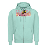 Seafoam I Dig You Valentine 16oz Zipper Hoodie - CowhideDigitalArt