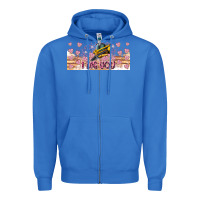 True Royal I Dig You Valentine 16oz Zipper Hoodie - CowhideDigitalArt
