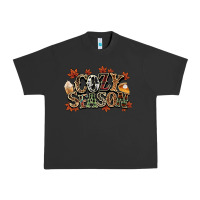 Pigment Black Cozy season Fall Urban Heavy Tee - NancyCooperArtShop