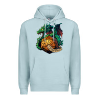 Dragon And A D20 Premium Hoodie | Teevron