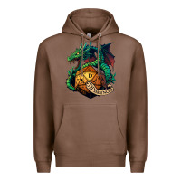 Chestnut dragon and a d20 Premium Hoodie - lanVoArt