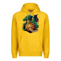 Lemon dragon and a d20 Premium Hoodie - lanVoArt