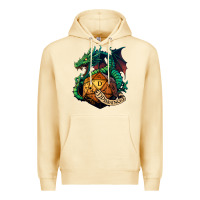 Pina Colada dragon and a d20 Premium Hoodie - lanVoArt