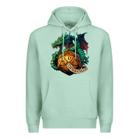 Seafoam dragon and a d20 Premium Hoodie - lanVoArt