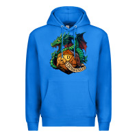 True Royal dragon and a d20 Premium Hoodie - lanVoArt