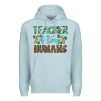 Blue Mist teacher of tiny humans Premium Hoodie - BundleAndBundleShop