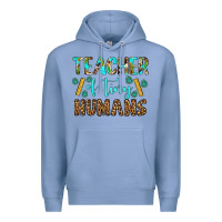 Colony Blue teacher of tiny humans Premium Hoodie - BundleAndBundleShop
