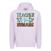 Lilac teacher of tiny humans Premium Hoodie - BundleAndBundleShop