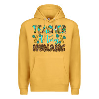 Mustard teacher of tiny humans Premium Hoodie - BundleAndBundleShop