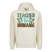 Oatmeal Heather teacher of tiny humans Premium Hoodie - BundleAndBundleShop
