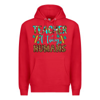 Red teacher of tiny humans Premium Hoodie - BundleAndBundleShop
