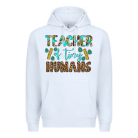 White teacher of tiny humans Premium Hoodie - BundleAndBundleShop