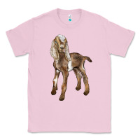 Bubblegum Pink Baby Nubian Goat Classic Tee - LillyAllenDesigns