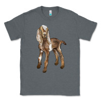 Charcoal Heather Baby Nubian Goat Classic Tee - LillyAllenDesigns