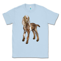 Dusty Blue Baby Nubian Goat Classic Tee - LillyAllenDesigns
