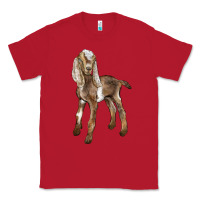 Red Baby Nubian Goat Classic Tee - LillyAllenDesigns