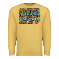 Antique Gold girls mama Premium Sweatshirt - RacoonDesign