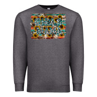 Charcoal Heather girls mama Premium Sweatshirt - RacoonDesign