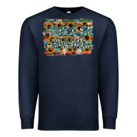 Navy girls mama Premium Sweatshirt - RacoonDesign