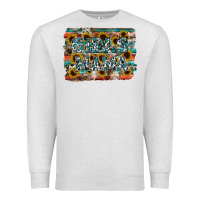 Oatmeal Heather girls mama Premium Sweatshirt - RacoonDesign