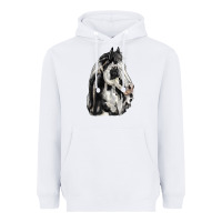 White paint horse Heavyweight Hoodie - LillyAllenDesigns