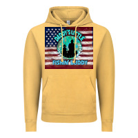 Vintage Mustard daddy's little fishin buddy Vintage Hoodie - TumblerDesignByShophia