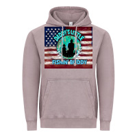Vintage Zinc daddy's little fishin buddy Vintage Hoodie - TumblerDesignByShophia