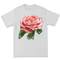 Dove Grey America Rose Premium Tee - LillyAllenDesigns