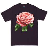 Plum America Rose Premium Tee - LillyAllenDesigns