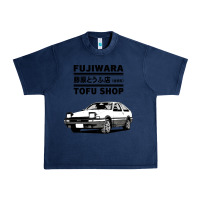 Navy initial d fujiwara tofu shop ae86 manga Urban Heavy Tee - lanVoArt