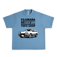 Pebble Blue initial d fujiwara tofu shop ae86 manga Urban Heavy Tee - lanVoArt
