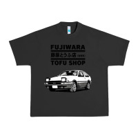 Pigment Black initial d fujiwara tofu shop ae86 manga Urban Heavy Tee - lanVoArt