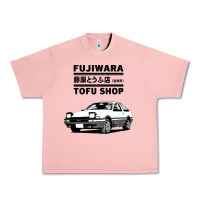 Salmon initial d fujiwara tofu shop ae86 manga Urban Heavy Tee - lanVoArt