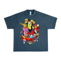 Midnight Navy invincible and friend hero art Urban Heavy Tee - lanVoArt
