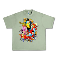 Oil Green invincible and friend hero art Urban Heavy Tee - lanVoArt