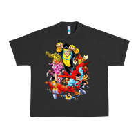 Pigment Black invincible and friend hero art Urban Heavy Tee - lanVoArt