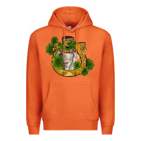 Carrot st patricks day goat horseshoe shamrock Premium Hoodie - RanaPortraitStore